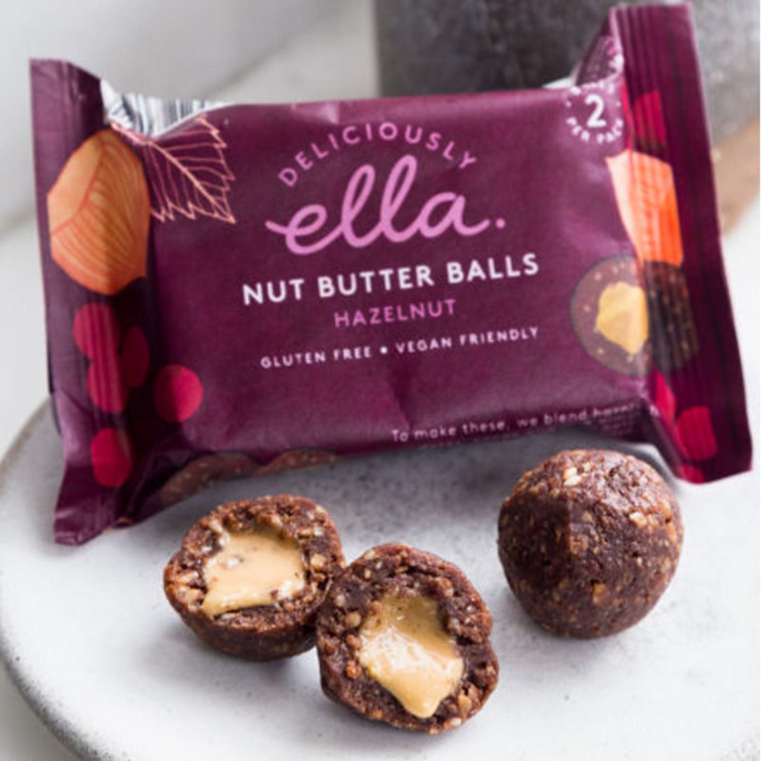 Hazelnut Nut Butter Balls in 36g from Deliciously Ella