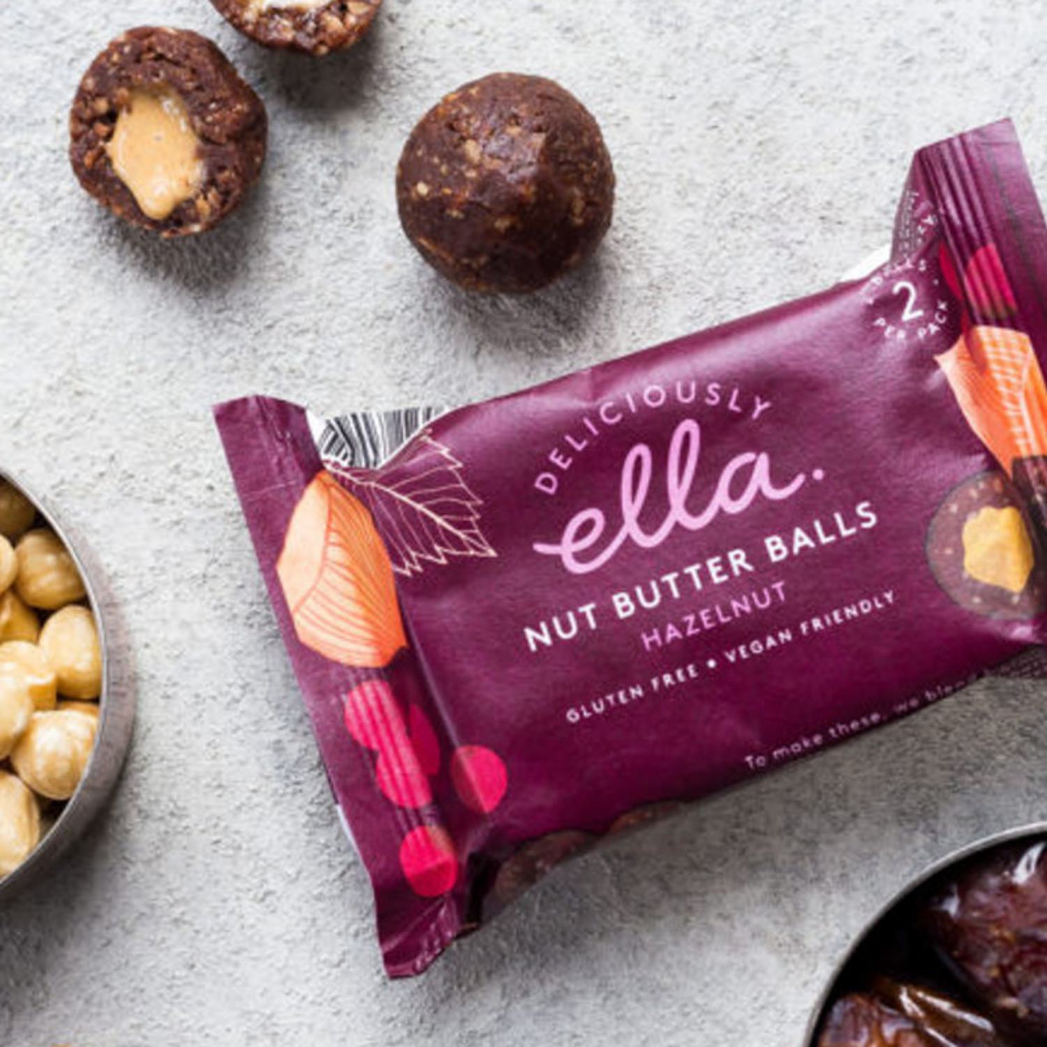 Hazelnut Nut Butter Balls in 36g from Deliciously Ella