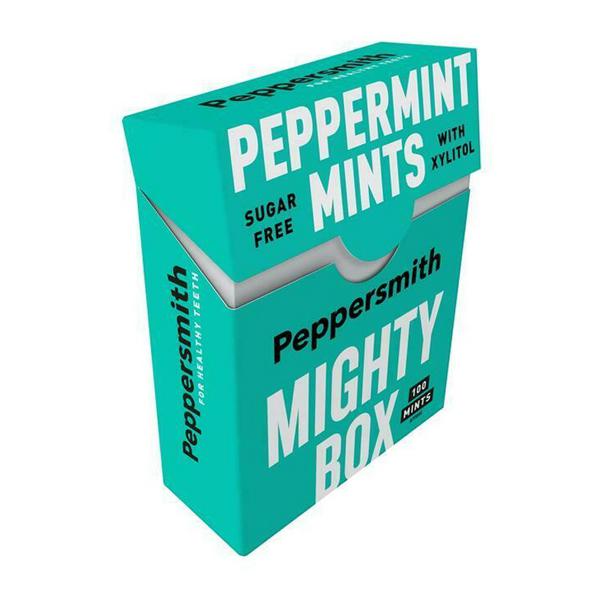 Mints Peppermint Mighty Box sugar free, Vegan