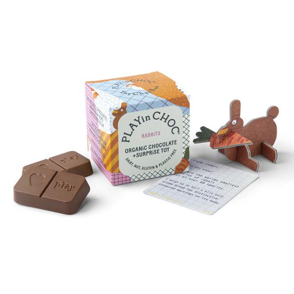 Chocolate Rabbit Toy Vegan, ORGANIC