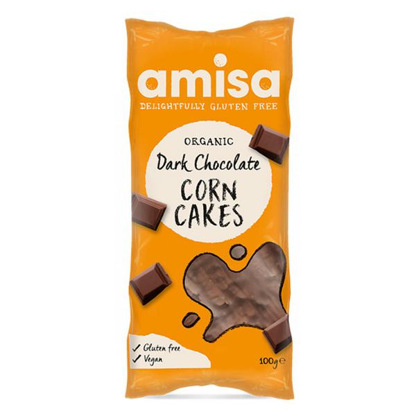 Dark Chocolate Corn Cakes Vegan, ORGANIC