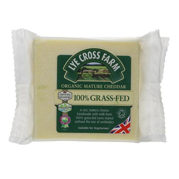 Mature Cheddar 100% Grassfed Cheese ORGANIC