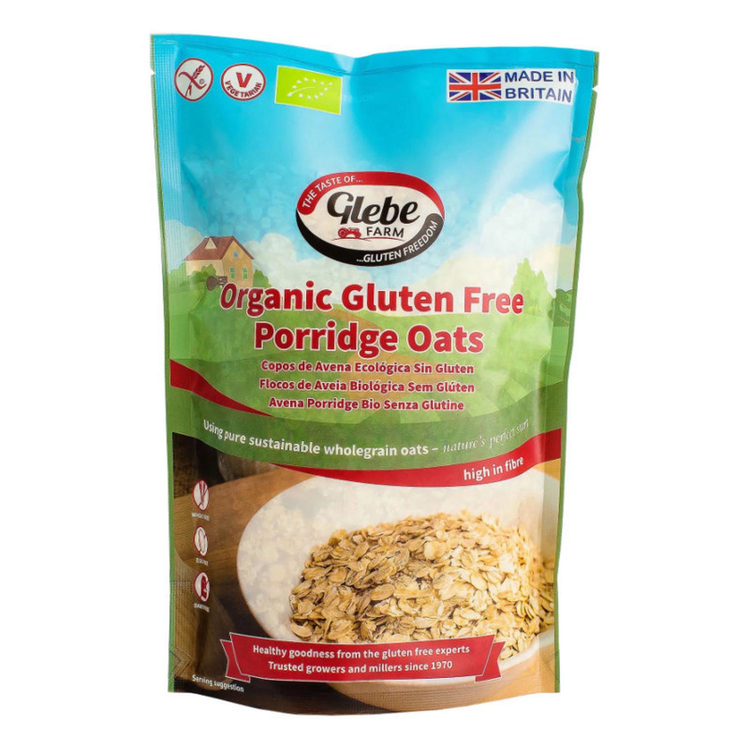 Organic Porridge Oats in 450g from Glebe Farm