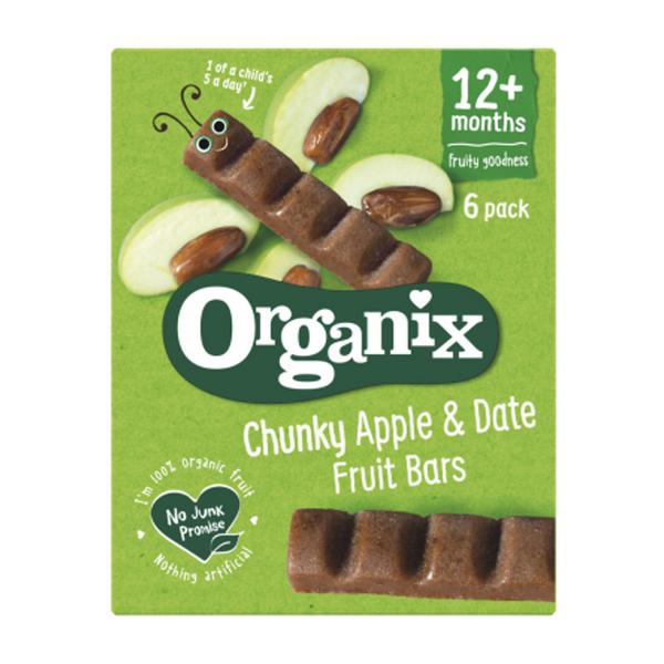 Apple & Date Fruit Snackbar Goodies Vegan, ORGANIC