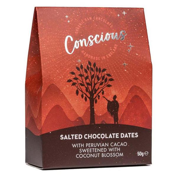  Salted Chocolate Dates Vegan, ORGANIC