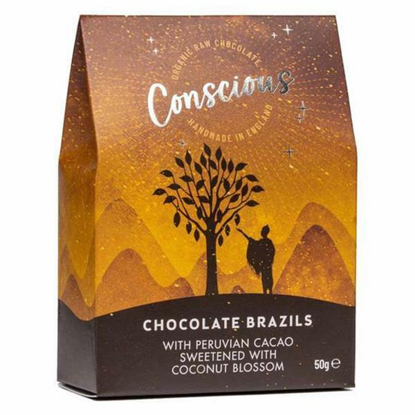 Brazil Nuts Chocolate Coated Vegan, ORGANIC