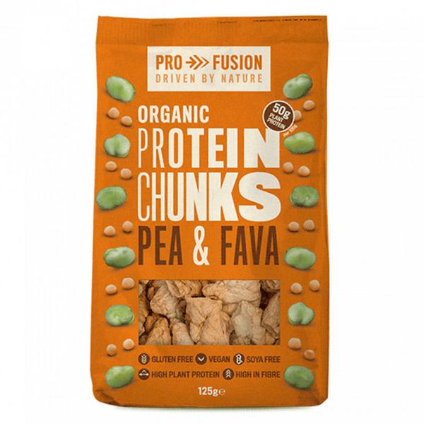  Pea & Fava Protein Chunks Vegan, ORGANIC