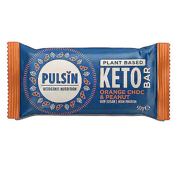  Chocolate Orange & Peanut Keto Snackbar Vegan