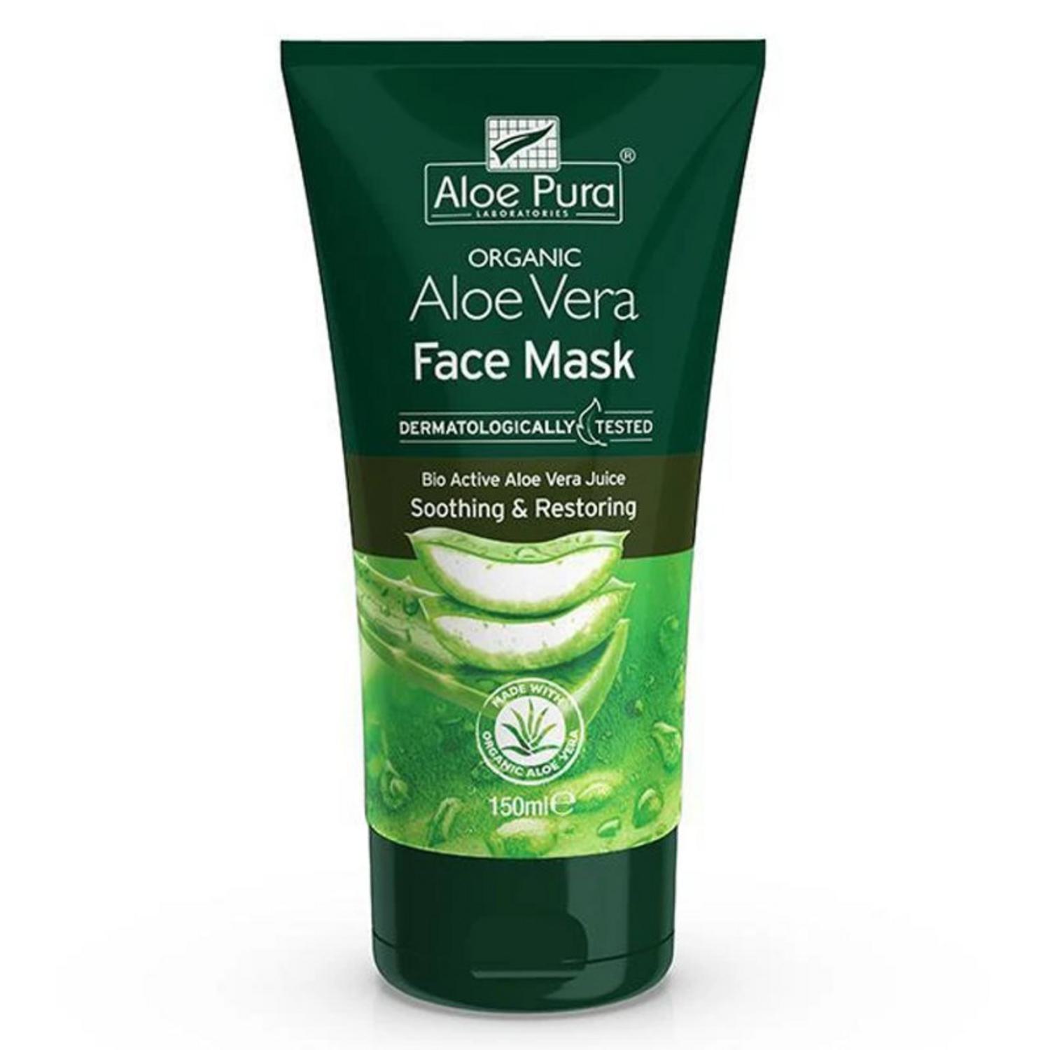 Organic Soothing and Restoring Face Mask in 150ml from Aloe Pura