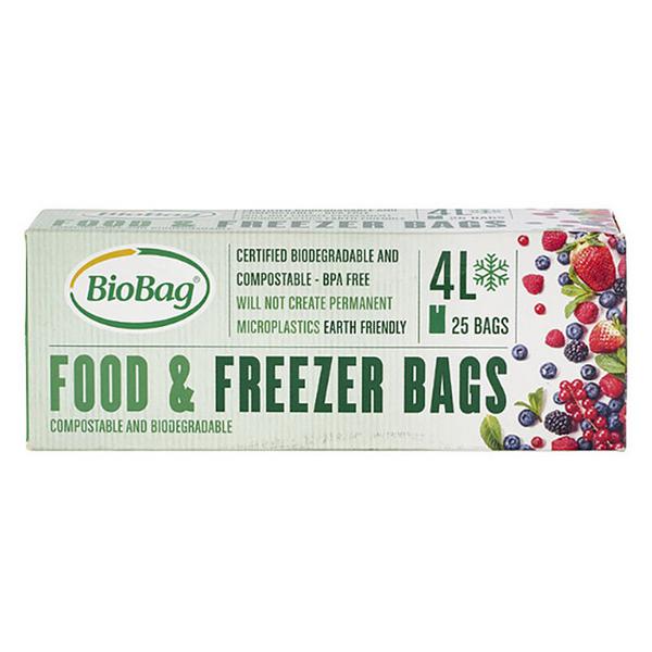  4 ltr Compostable Food & Freezer Bags