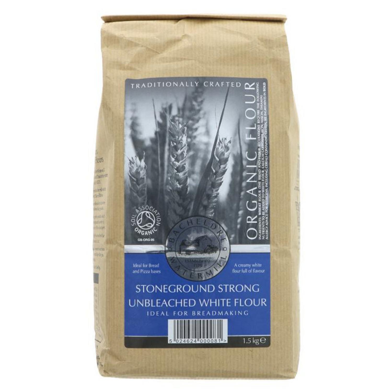 organic stone ground white bread flour