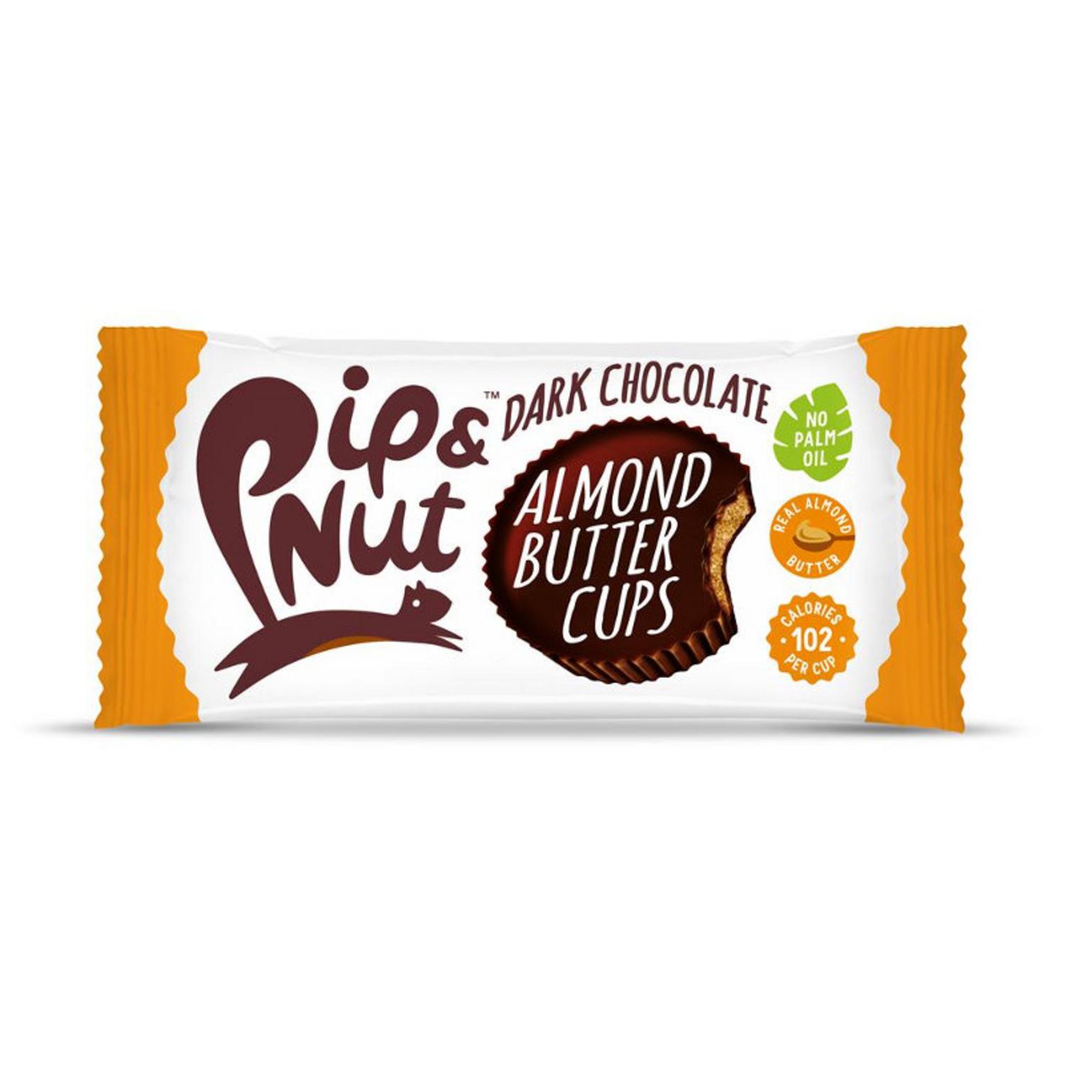 Almond Butter Cups in 34g from Pip and Nut