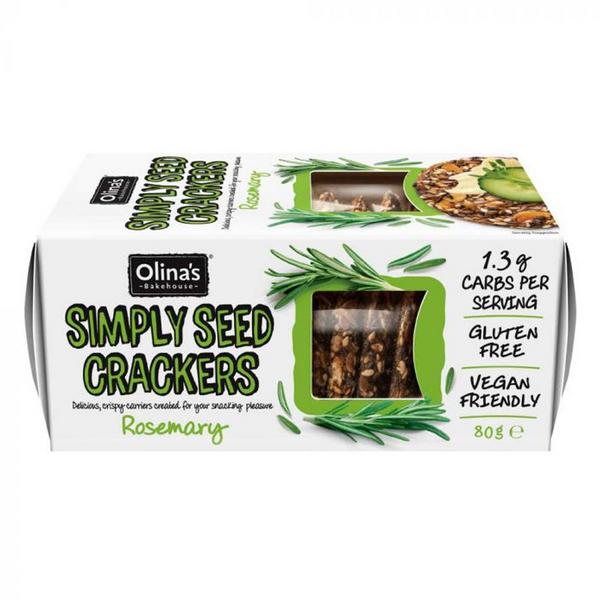  Simply Seed Crackers Rosemary Gluten Free