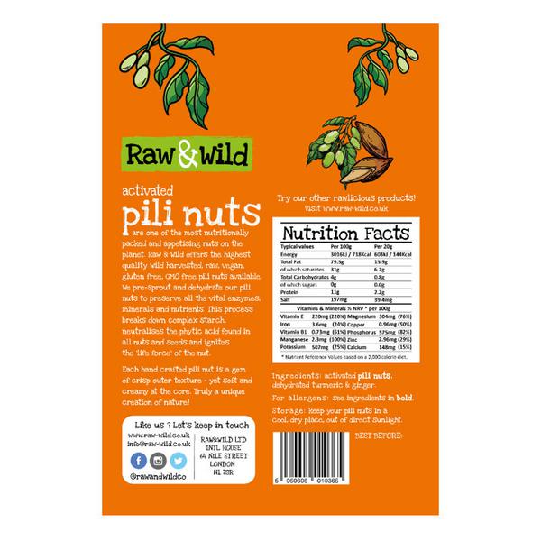  Activated Pili Nuts Turmeric & Ginger image 2
