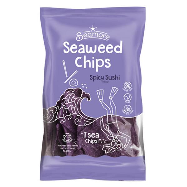  Seaweed Spicy Sushi Tortilla Chips Vegan