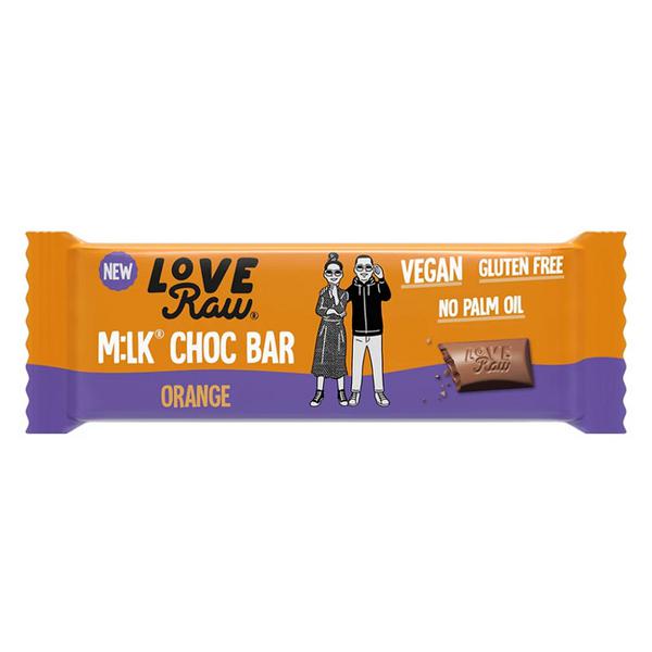 Vegan Orange Milk Chocolate Bar 