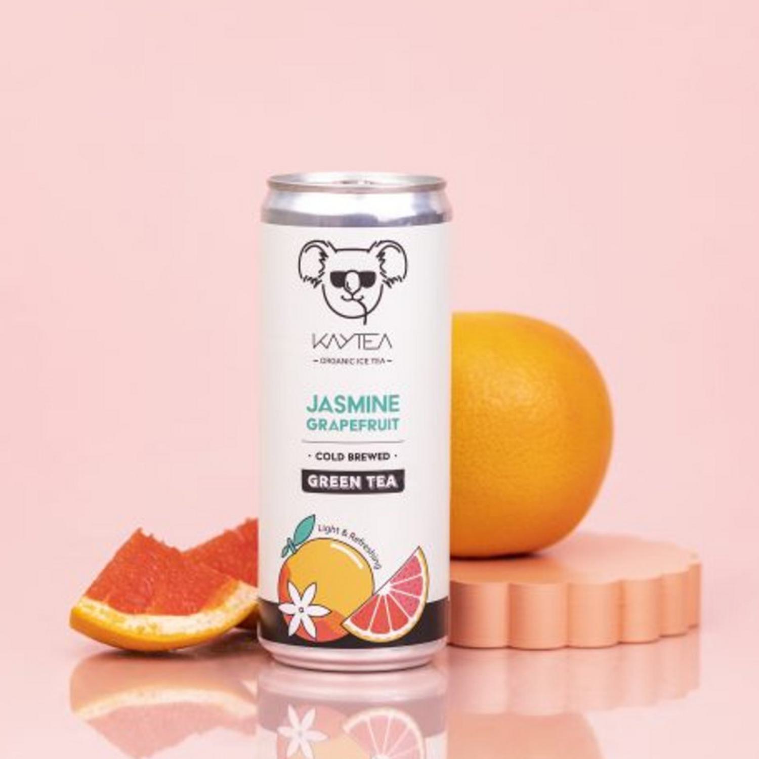 Jasmine Grapefruit Green Ice Tea in 330ml from Kaytea