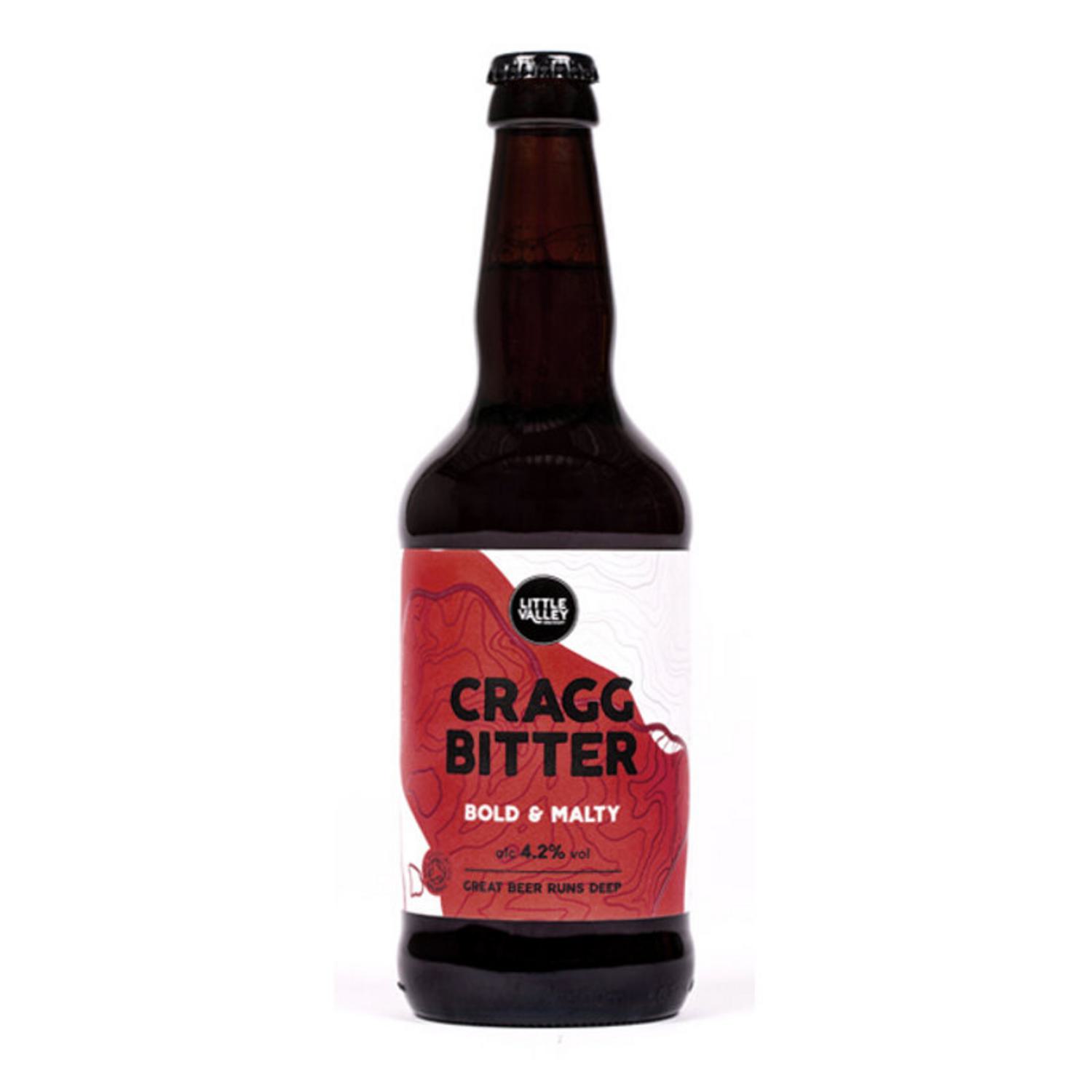 Cragg Bitter Beer in 500ml from Little Valley Brewery