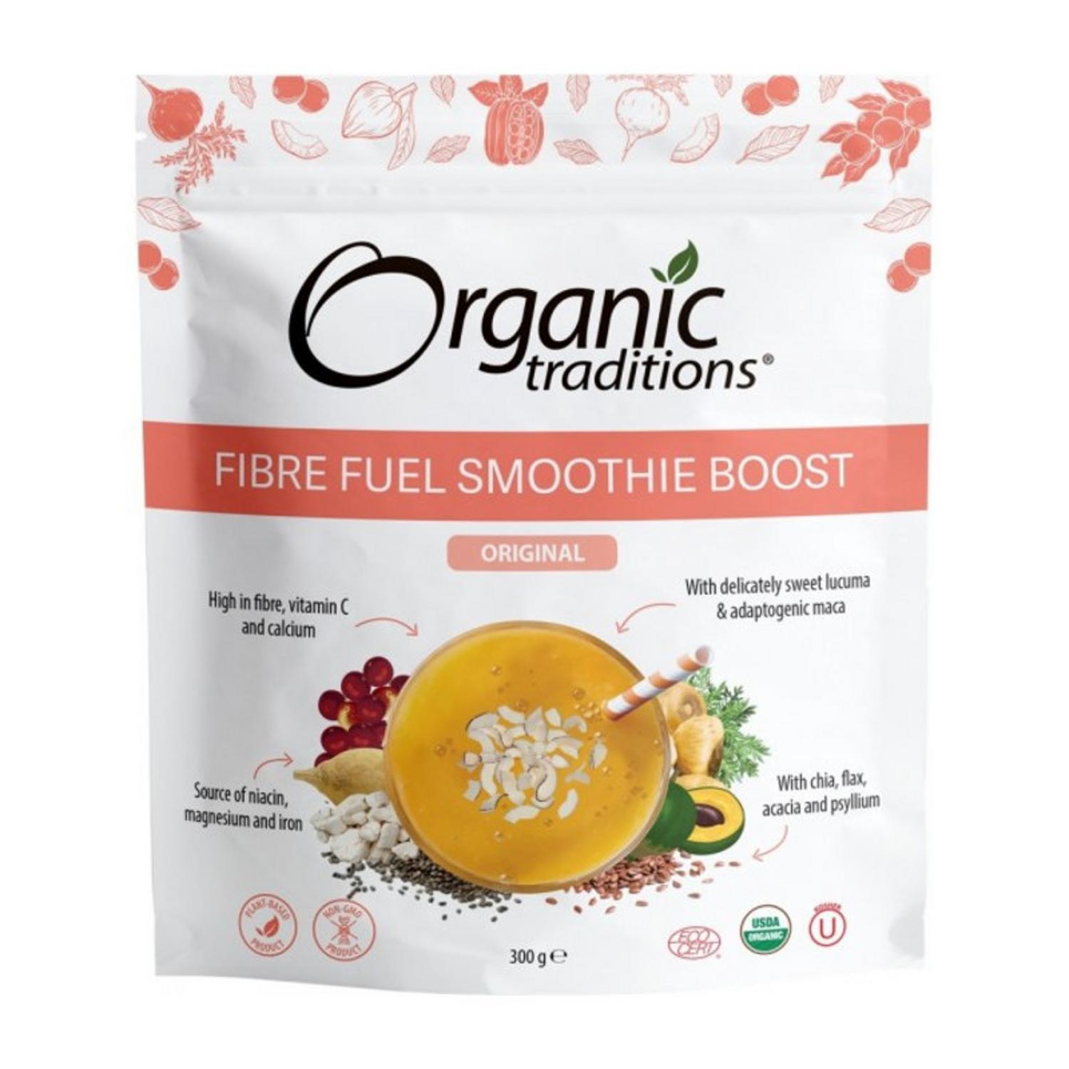 Fibre Original Smoothie Powder in 300g from Organic Traditions