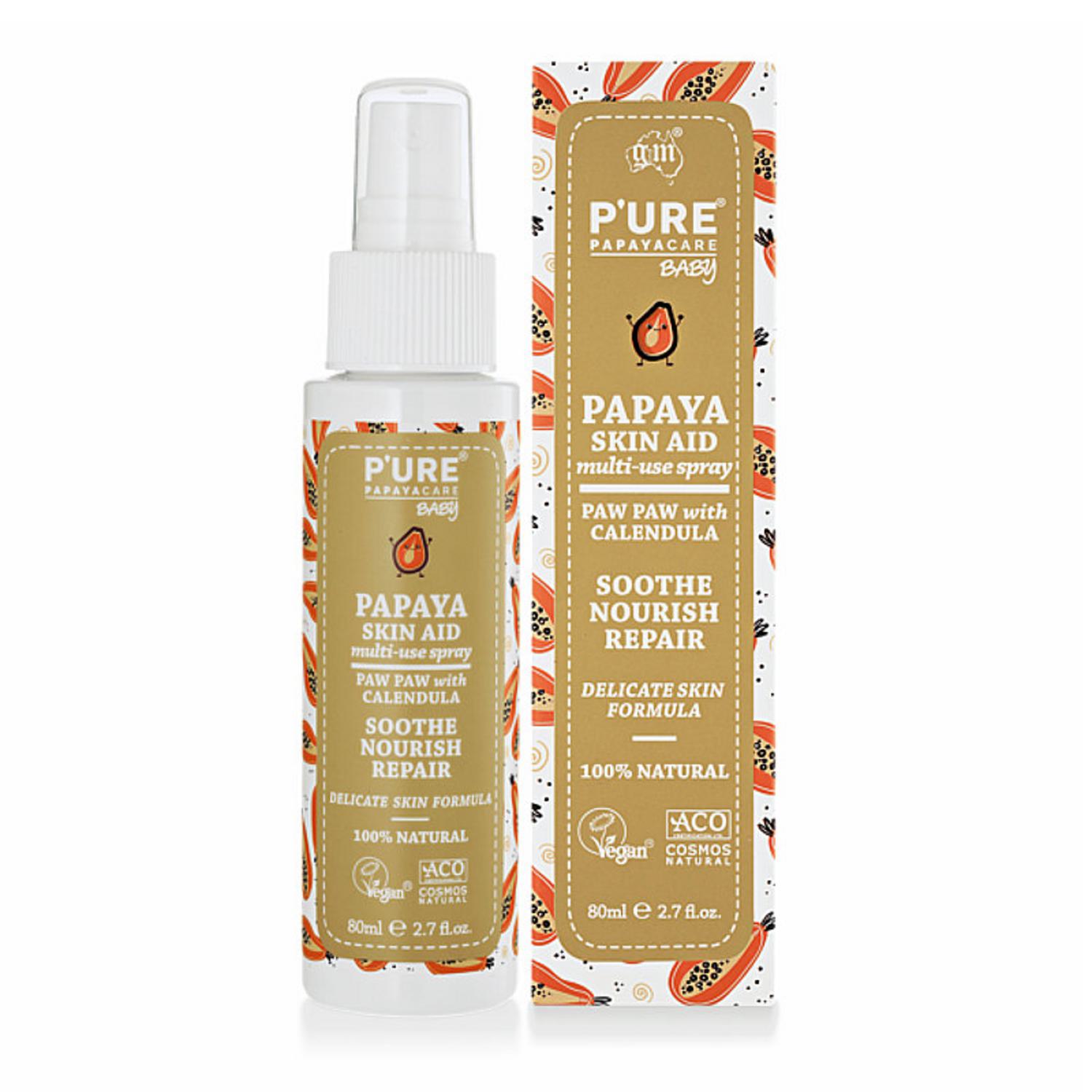 Papaya Baby Skin Spray in 80ml from P'URE Papayacare