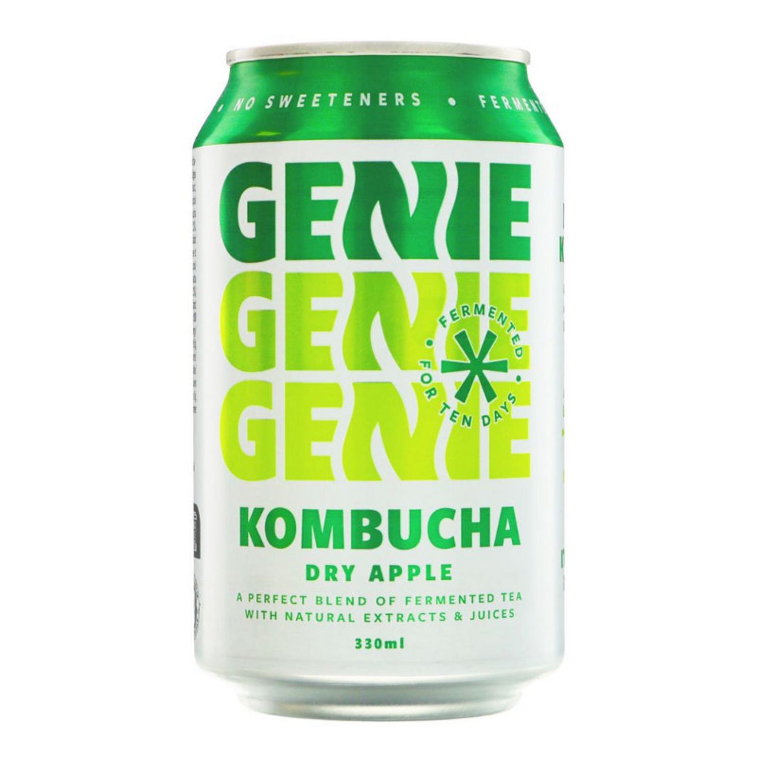 Dry Apple Kombucha in 330ml from Genie