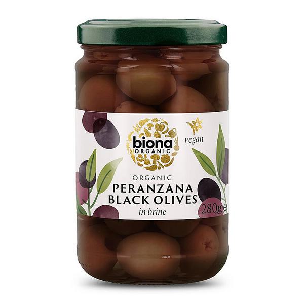  Organic Black Olives in Brine