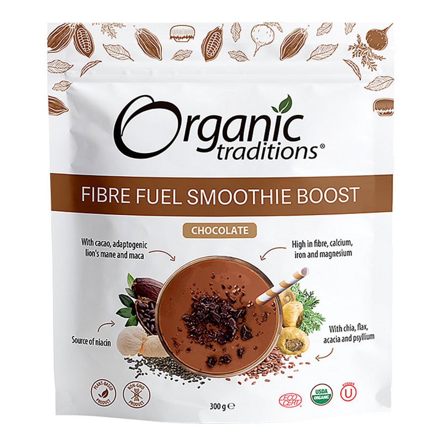 Fibre Fuel Boost Powder Smoothie in 300g from Organic Traditions