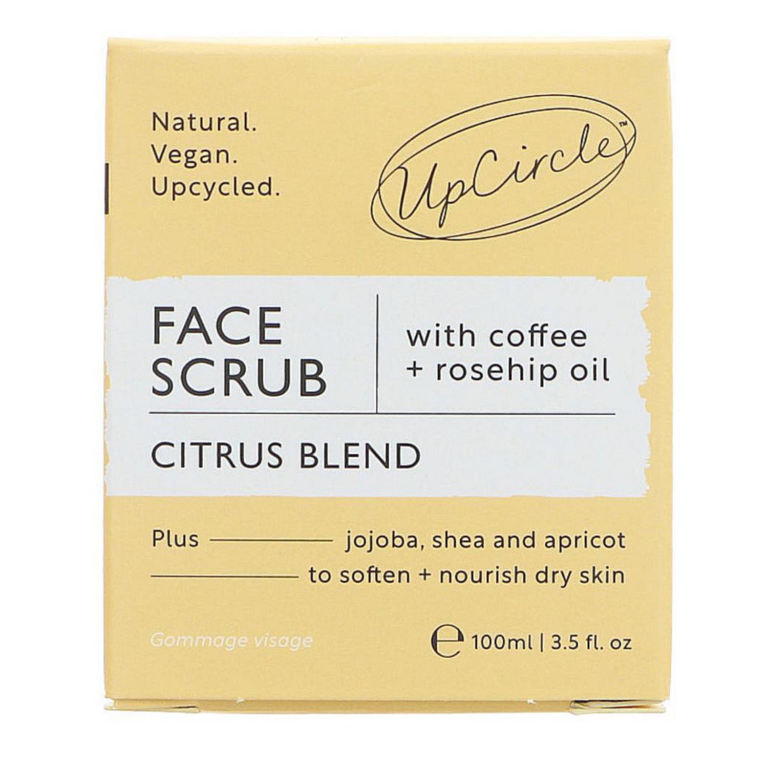 Citrus and Coffee Face Scrub in 100ml from UpCircle Beauty
