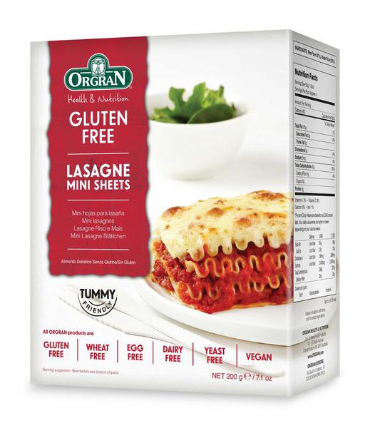 Ris O'Mais Lasagne Mini Pasta Sheets Gluten Free