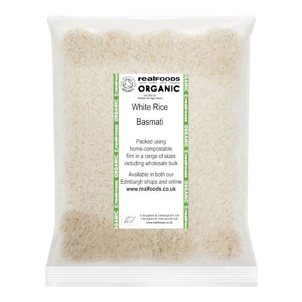 Basmati White Rice dairy free, ORGANIC