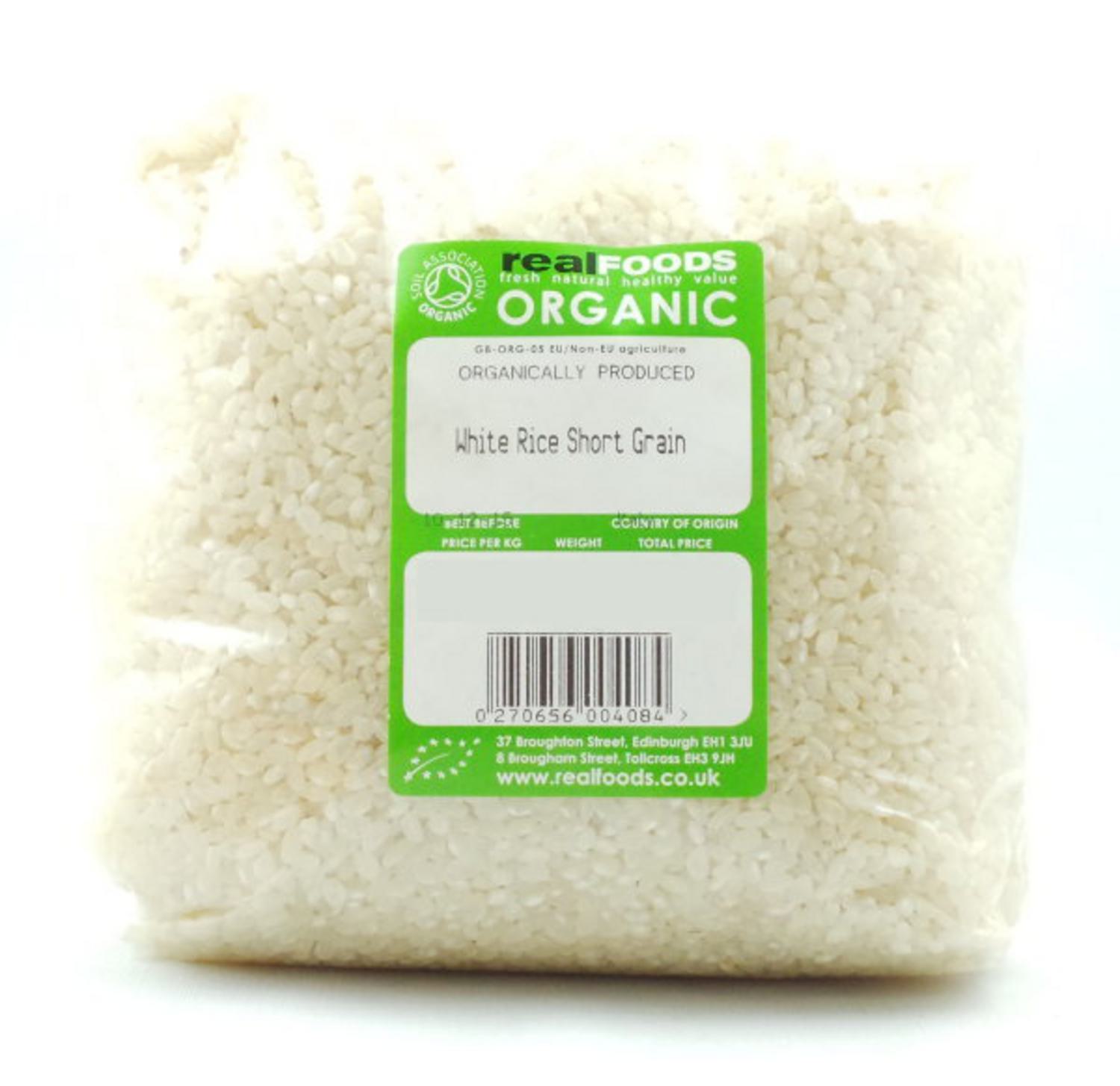 Organic Short Grain White Rice from Real Foods Buy Bulk Wholesale Online