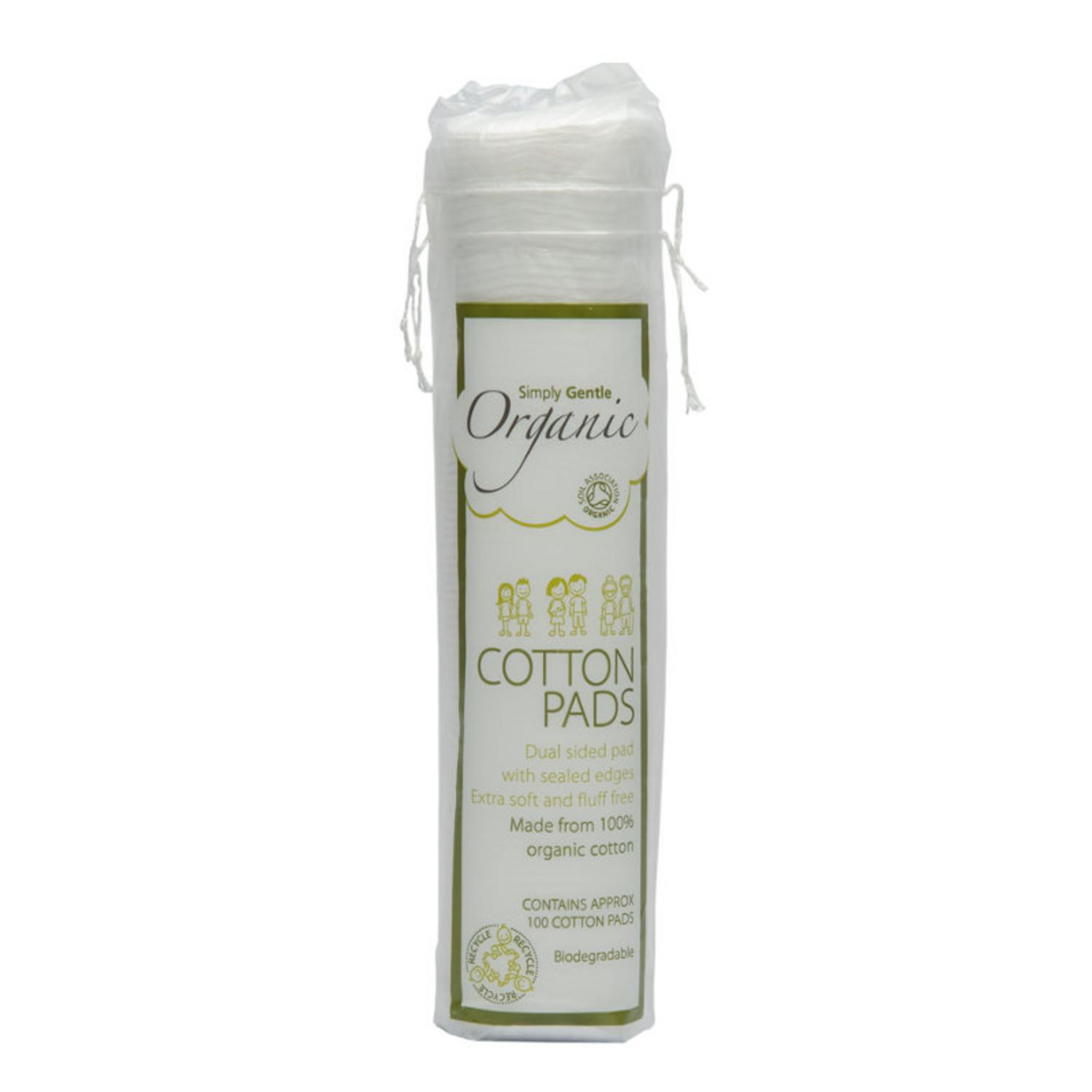 Organic Cotton Wool Pads in 100pack from Simply Gentle