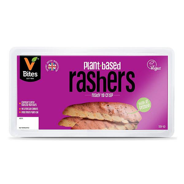 Streaky Style Rashers Meat Substitute dairy free, Vegan
