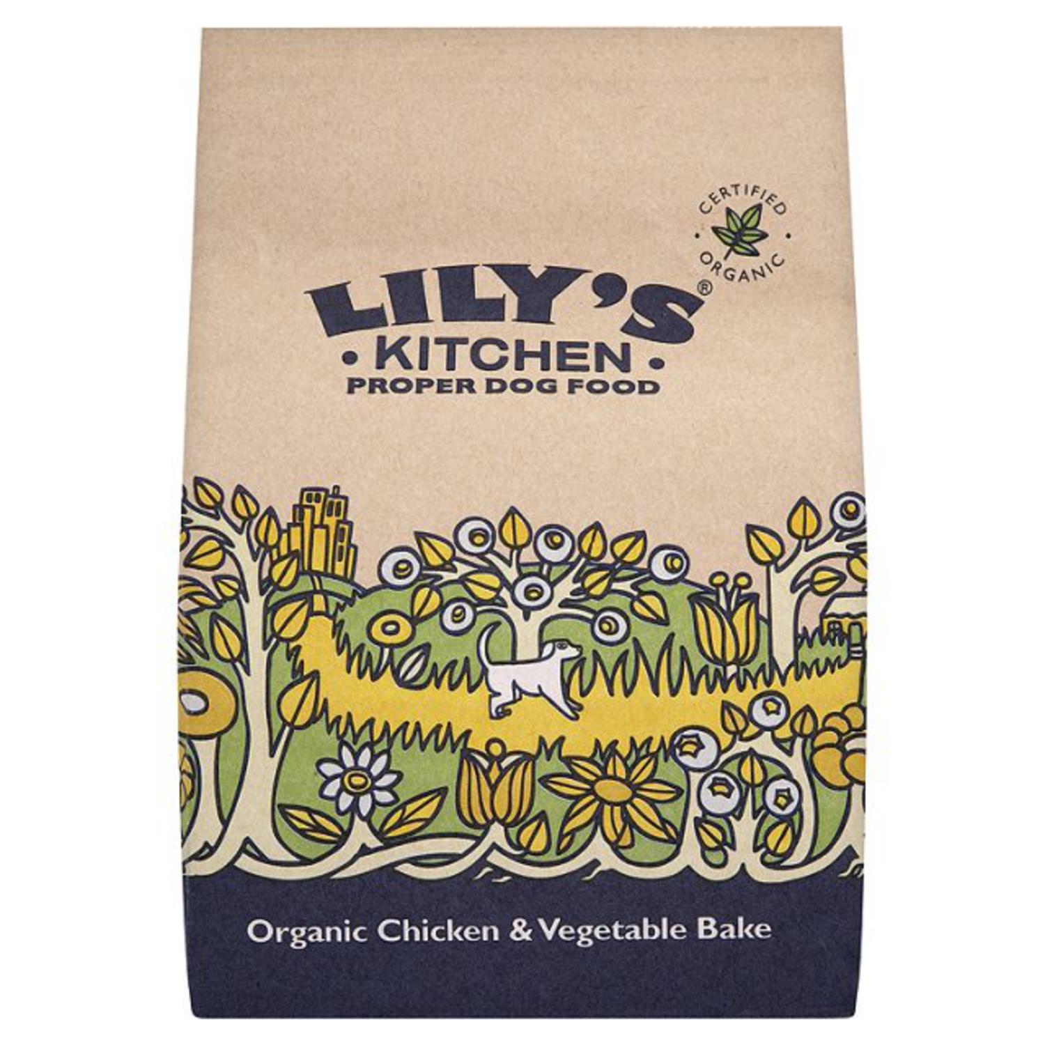 Organic Dog Food Chicken and Vegetable Bake in Kilos from Lily's Kitchen