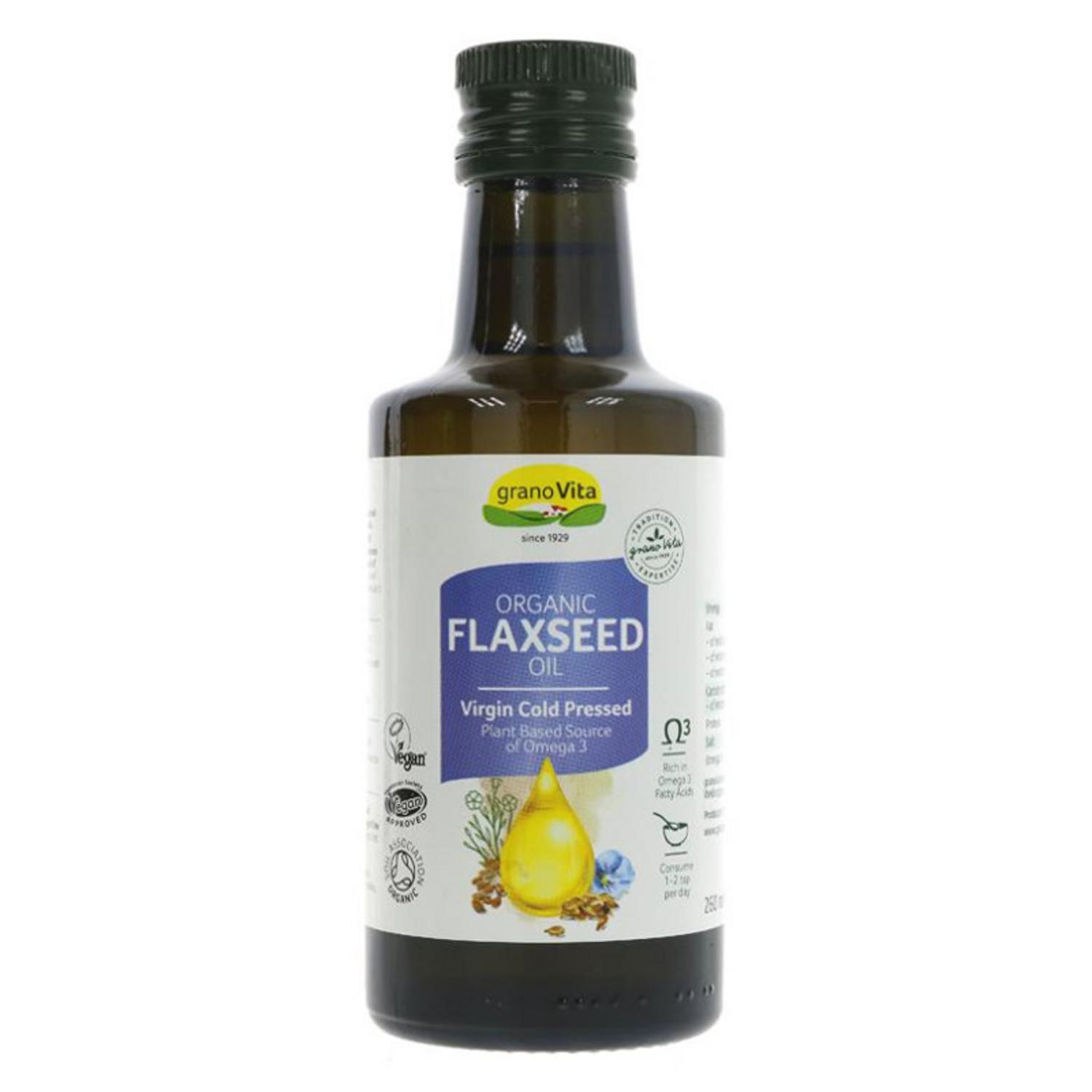 Organic Flaxseed Oil in 260ml from Granovita