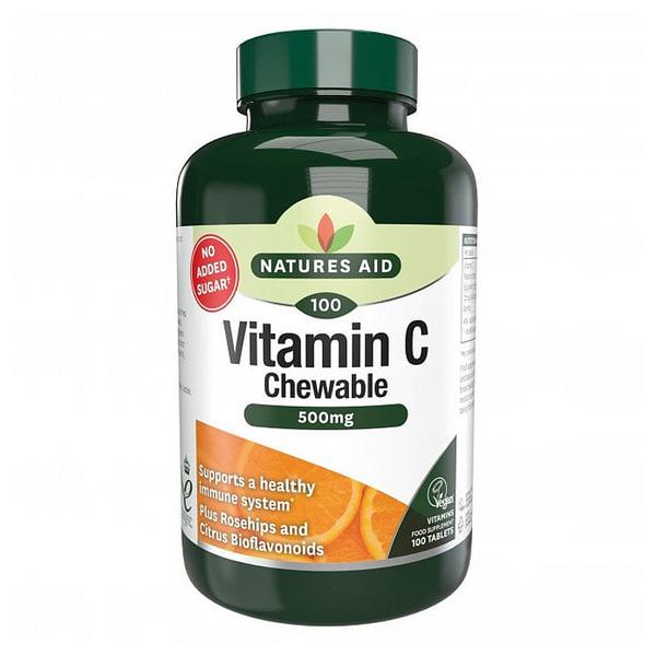 Vitamin C Chewable 500mg dairy free