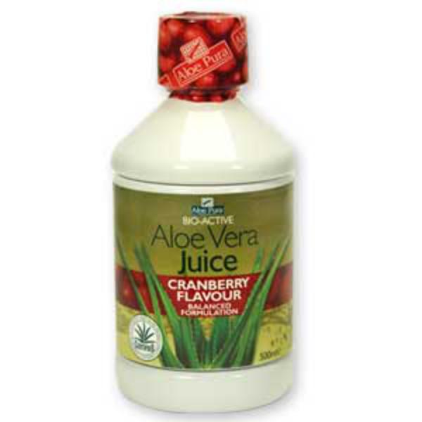 Aloe Vera Cranberry Juice Aloe Pura 