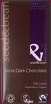 Picture of Dark Chocolate Dominican 72% dairy free, Vegan, FairTrade, ORGANIC
