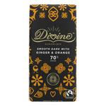Picture of  Smooth Dark Chocolate 70% With Ginger & Orange FairTrade