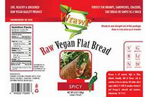 Picture of Spicy Raw Flatbread Gluten Free, Vegan