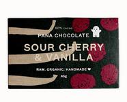 Picture of Sour Cherry & Vanilla Raw Chocolate Gluten Free, Vegan, ORGANIC