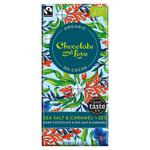 Picture of Sea Salt & Caramel 55% Dark Chocolate FairTrade, ORGANIC