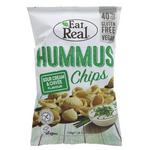 Picture of Sour Cream & Chives Hummus Chips dairy free, Gluten Free, Vegan, wheat free