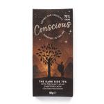 Picture of Dark Side 75% Chocolate Bar Vegan, ORGANIC