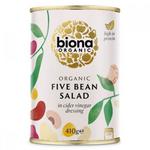 Picture of  Five Bean Salad in Vinaigrette Dressing Salad Vegan, ORGANIC