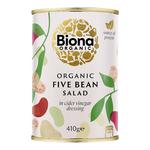 Picture of  Five Bean Salad in Vinaigrette Dressing Salad Vegan, ORGANIC