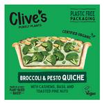 Picture of  Broccoli & Green Pesto Quiche dairy free, egg free, Vegan, ORGANIC