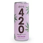 Picture of  Sparkling Water Infused with CBD Wild Berries
