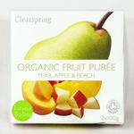 Picture of  Pear Apple & Peach Fruit Puree ORGANIC