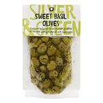Picture of  Sweet Basil Pitted Green Olives